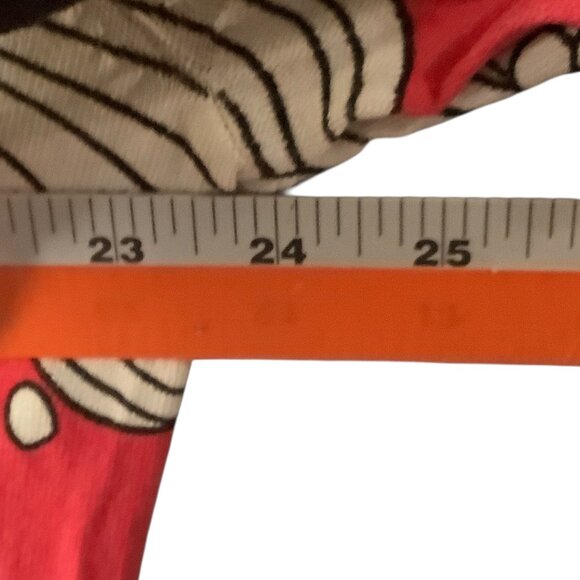 Chico's Red Floral V-Neck Sweater Silk Blend XL Size 3 Graphic Print - Picture 4 of 7